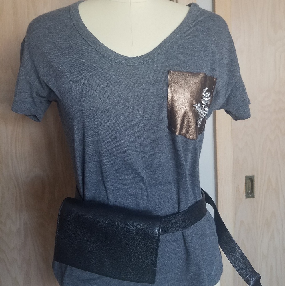 & OTHER STORIES Women's Black Duo D-Ring Beltbag